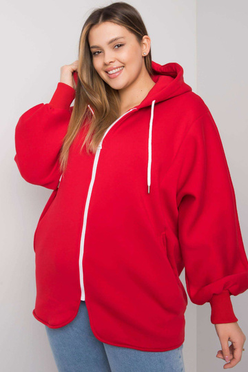 Ella Red Plus Size kapuuts 2