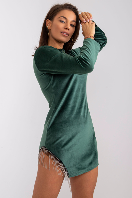 Melissa roheline veluurkleit