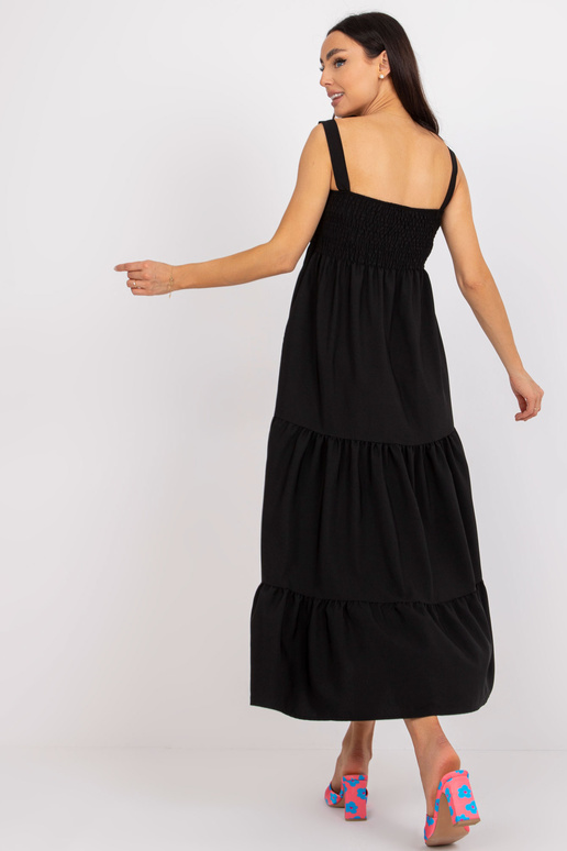 Must volangidega kleit RUE PARIS Must volangidega kleit RUE PARIS