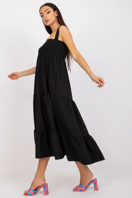 Must volangidega kleit RUE PARIS Must volangidega kleit RUE PARIS