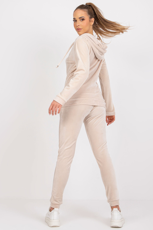 Helebeež veluurkomplekt kapuutsiga...