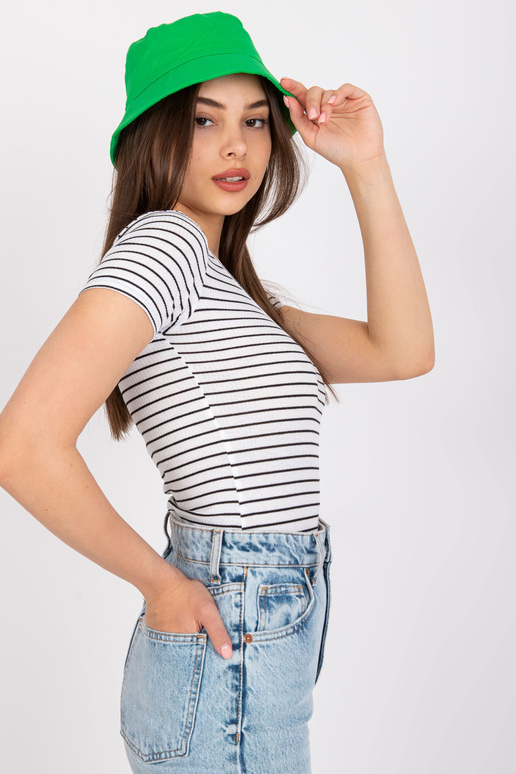 Valge ja musta triibuline pluus...