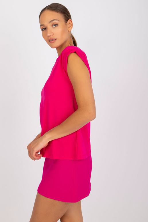 Fuksia T-särk naistele puuvillane Revolution