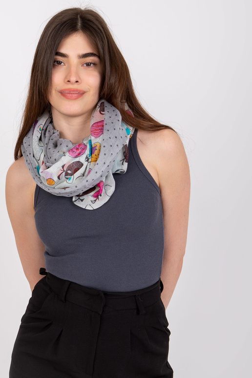 Valge-hall ümbris trükiga