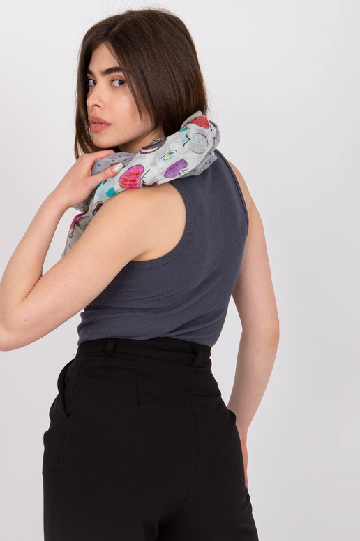 Valge-hall ümbris trükiga