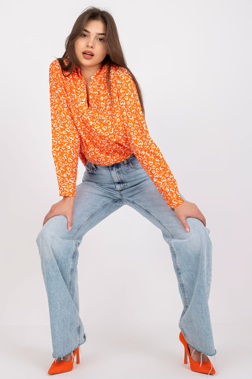 Oranž lahtine Inesa Printiga pluus