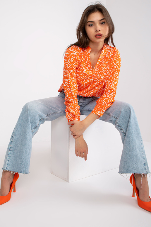 Oranž lahtine Inesa Printiga pluus