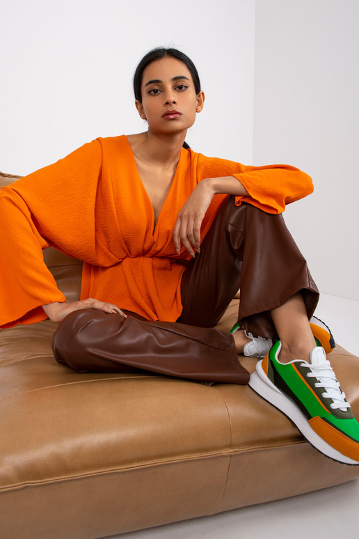 Oranž pluus volangiga Raquela