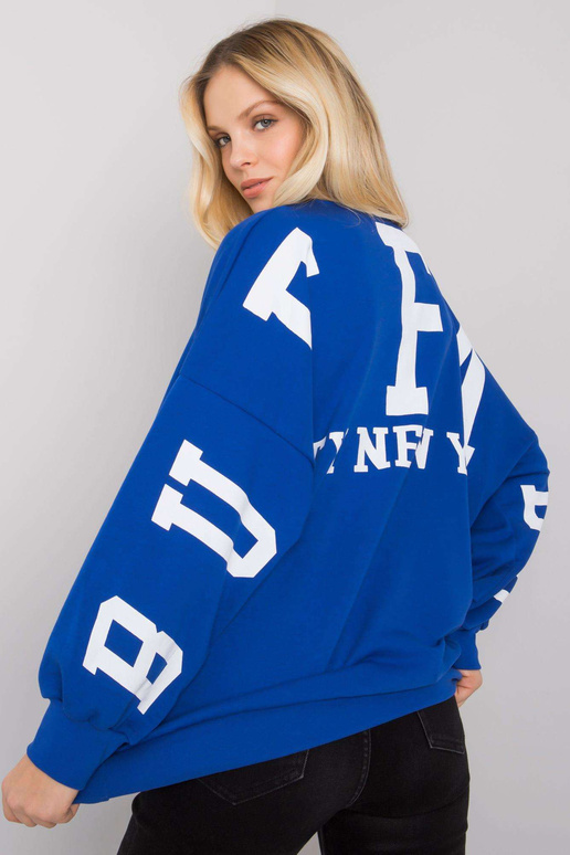 Brooke'i trükiga sinine dressipluus