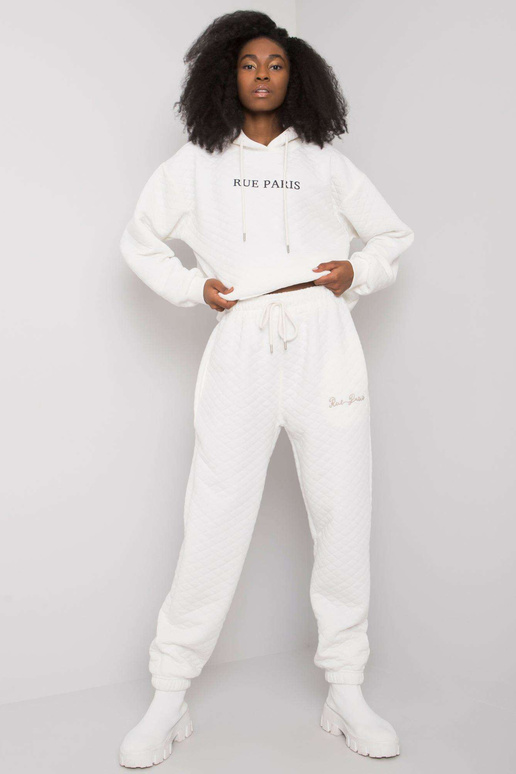 Ecru dressipüksid teppiga Naomi RUE...