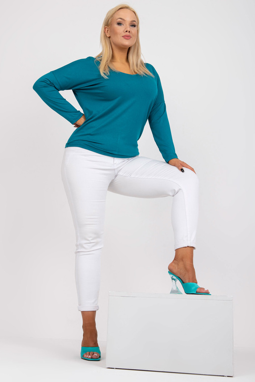 Sea Viscose Plus Size V-kaelusega...