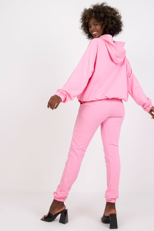 Heleroosa puuvillane Natela taskutega...