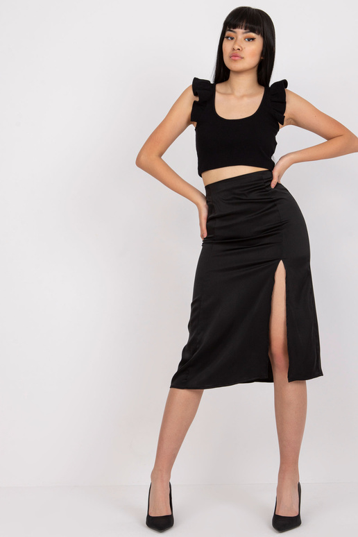 Must midi-pliiatsiseelik lõhikuga RUE... Must midi-pliiatsiseelik lõhikuga RUE...