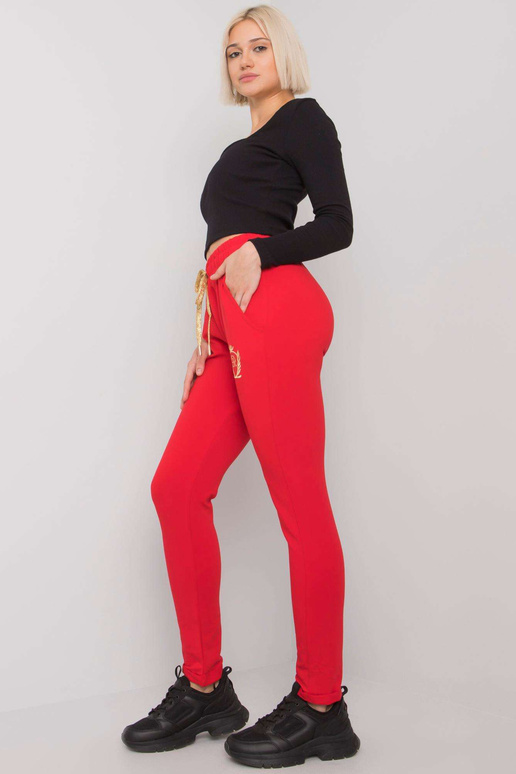 Punased Leedsi naiste dressipüksid