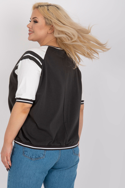 Khaki-valge pluss suuruses...