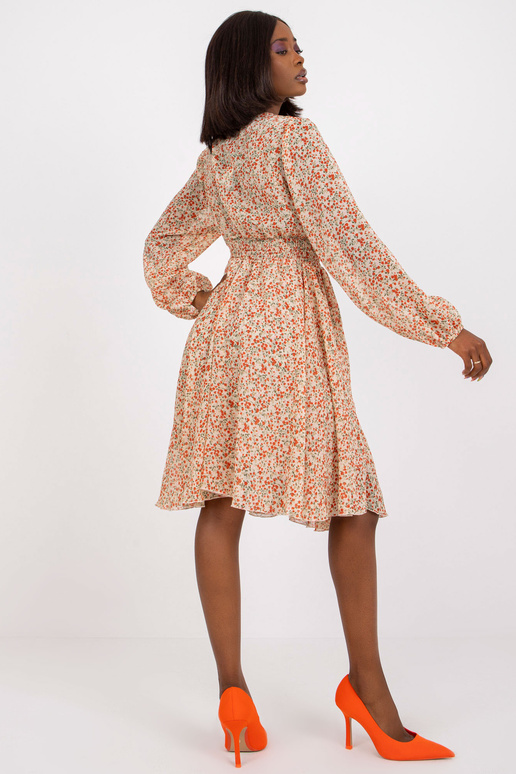 Beež lilleprintidega kleit ZULUNA Beež lilleprintidega kleit ZULUNA