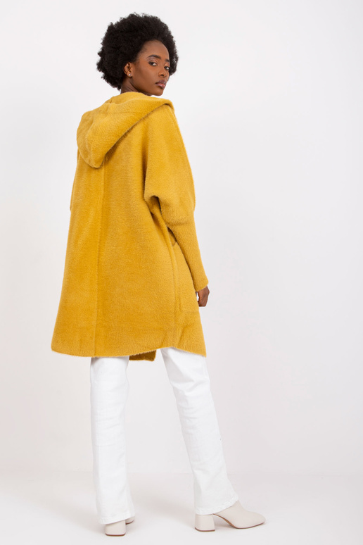 Carolyni kollane taskutega alpaka mantel Carolyni kollane taskutega alpaka mantel