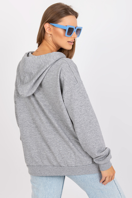 Hall Melange puuvillane kapuutsiga...