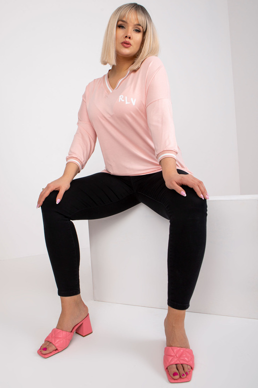 Kahvaturoosa asümmeetriline pluus...