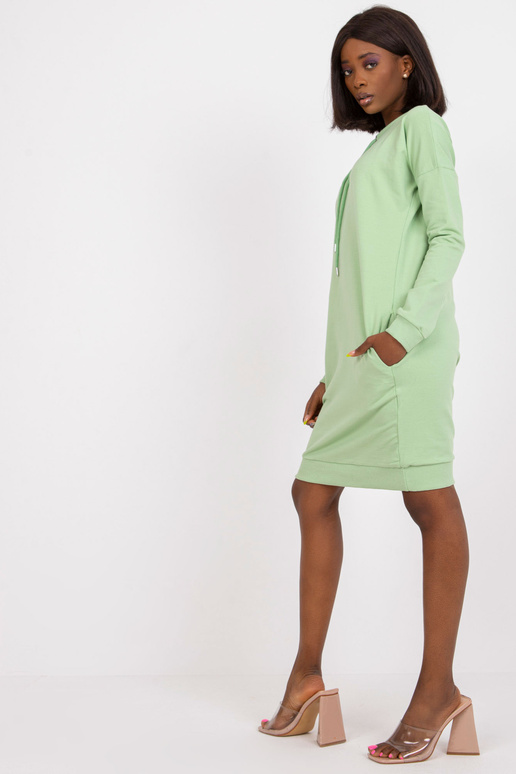 Pistaatsiavärvi taskutega dressipluus