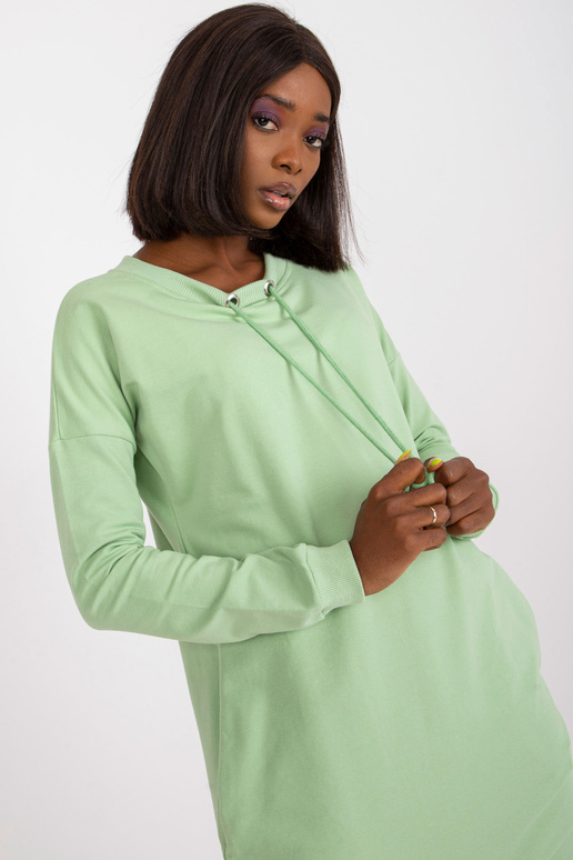 Pistaatsiavärvi taskutega dressipluus