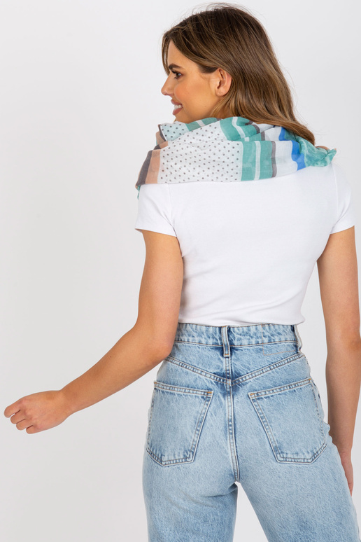 Mustritega roheline hele tropikorsten