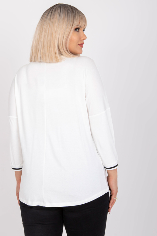 Ecru puuvillane pluus pluss suurus...