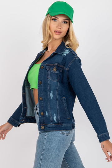 Tumesinine naiste teksajakk...