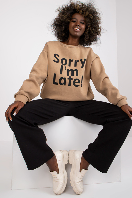 Tumebeež oversize dressipluus trükiga...