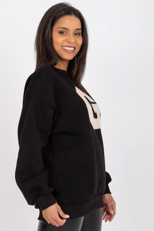 Must naiste kampsun ilma kapuutsita...