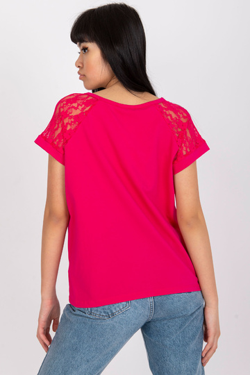 Varrukatel pitsiga fuksia...