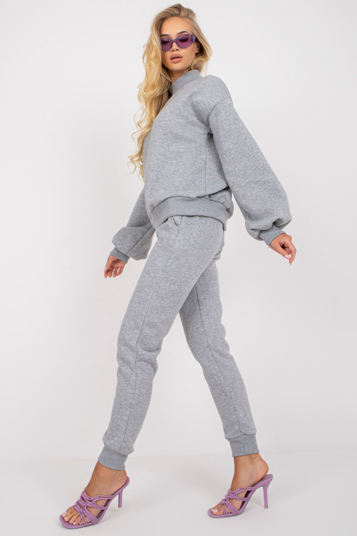 Halli melange püstkraega dressipluusi... Halli melange püstkraega dressipluusi...