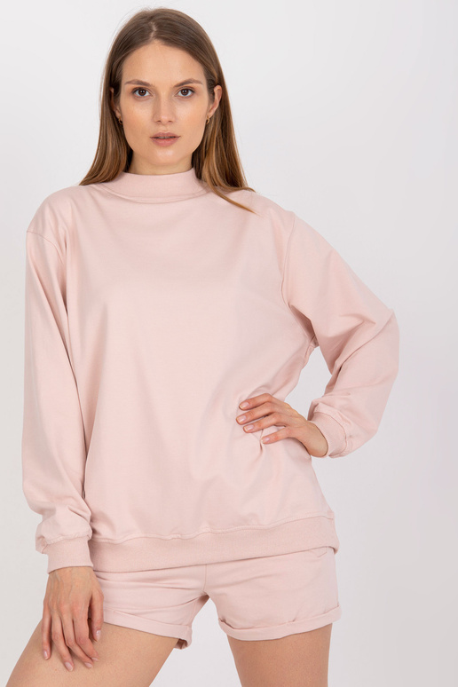 Basic puuvillane dressipluus heleroosa