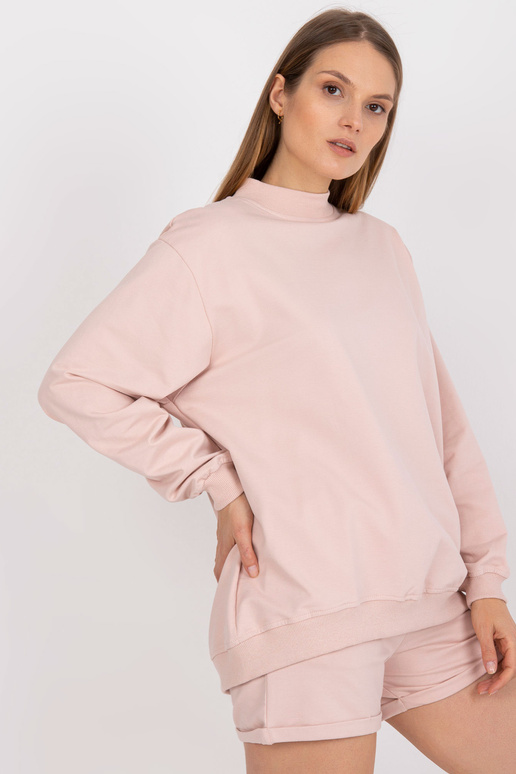 Basic puuvillane dressipluus heleroosa