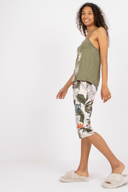 Khakivärvi naiste puuvillane pidžaama...