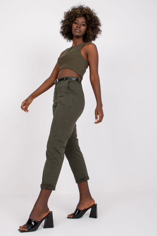 Khakivärvi naiste puuvillased püksid...