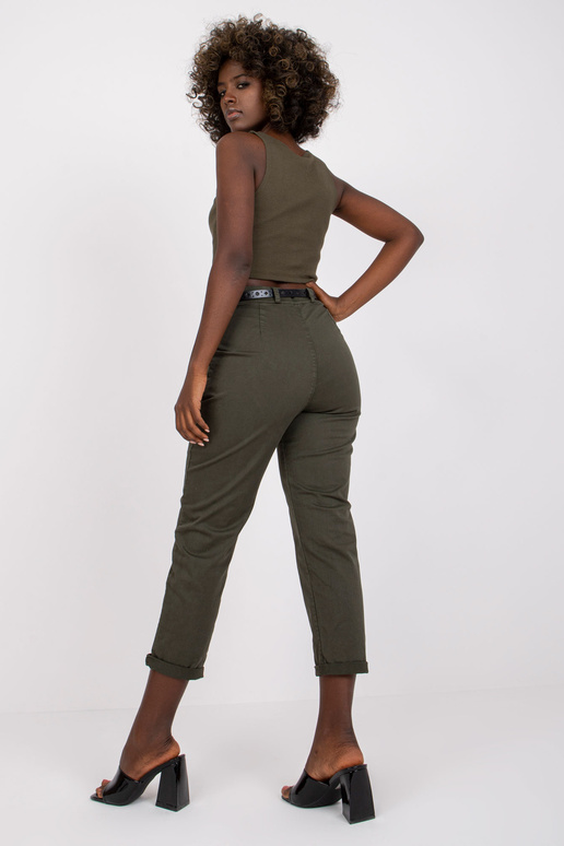 Khakivärvi naiste puuvillased püksid...