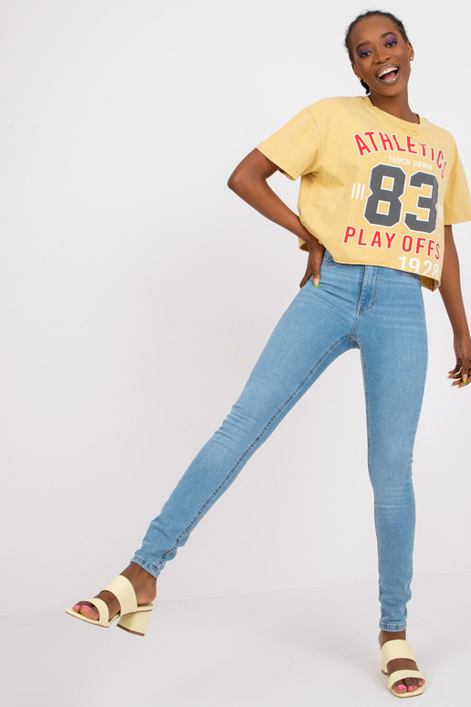 Sinised naiste kitsad teksapüksid RUE...