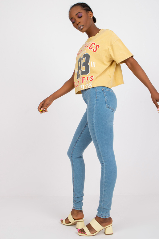 Sinised naiste kitsad teksapüksid RUE...