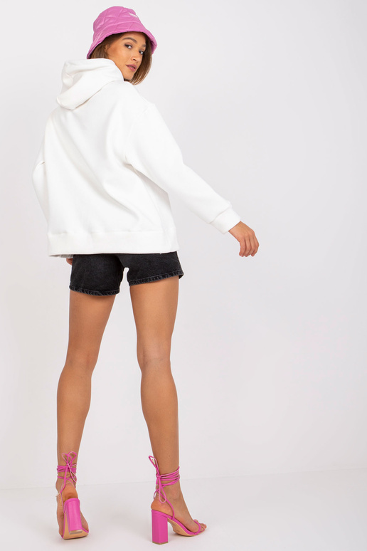 Ecru naiste dressipluus kapuutsiga...