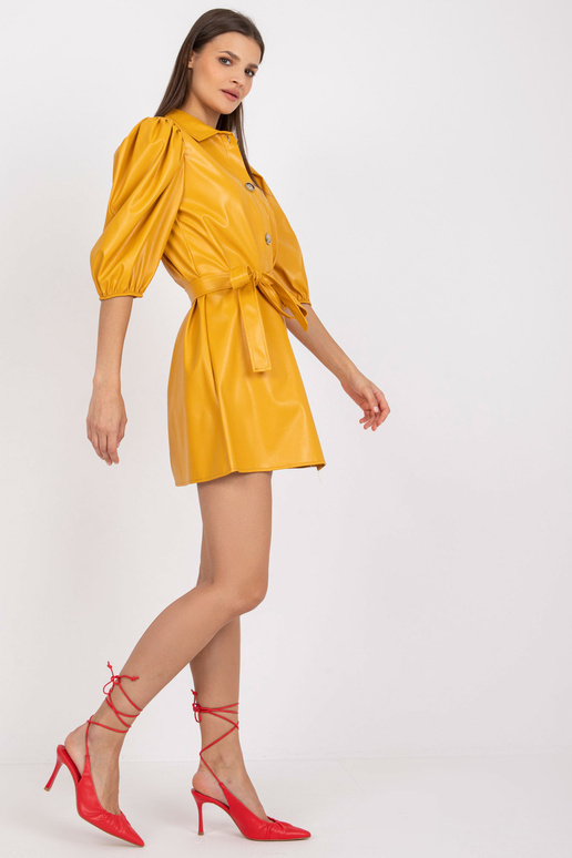 Kollane kunstnahast vabaaja särkkleit