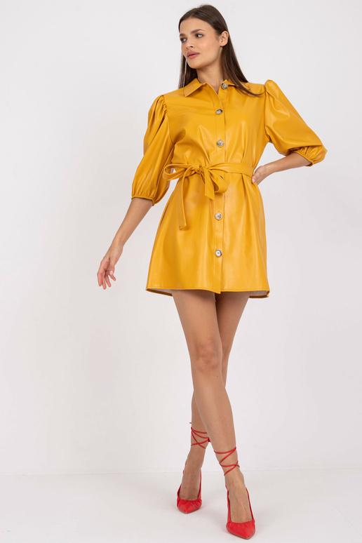 Kollane kunstnahast vabaaja särkkleit