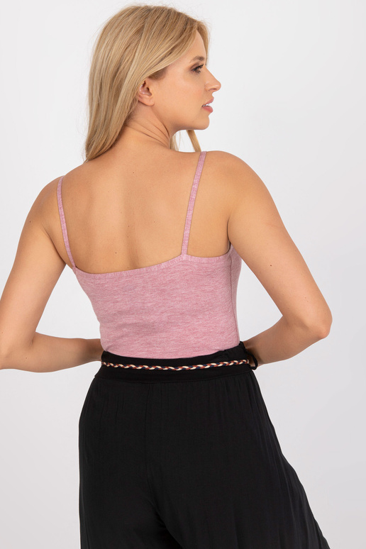 Roosa melange rihmadega põhitopp