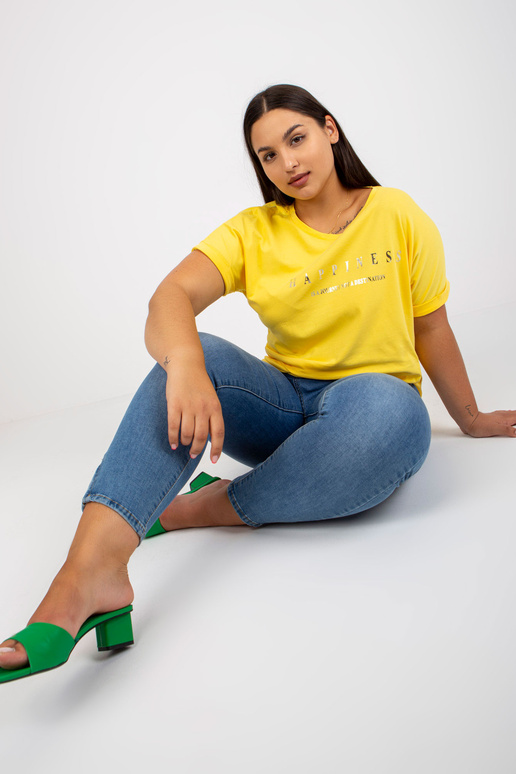 Kollane asümmeetriline puuvillane...