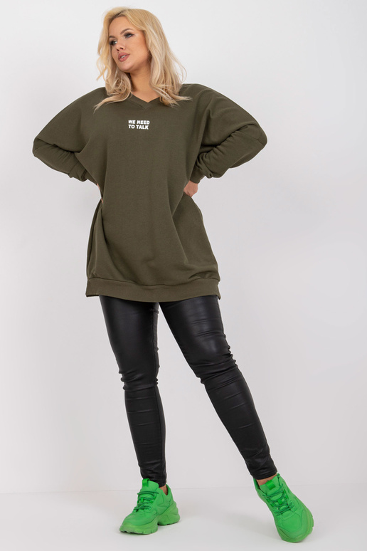 Khaki värvi dressipluusi tuunika...