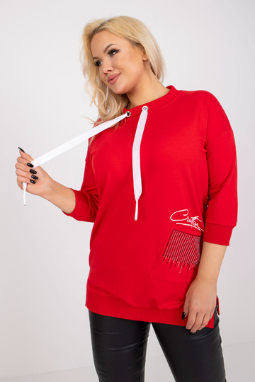 Punane puuvillane tuunika...