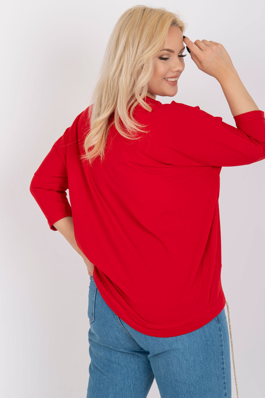 Punane plusssuuruses puuvillane...