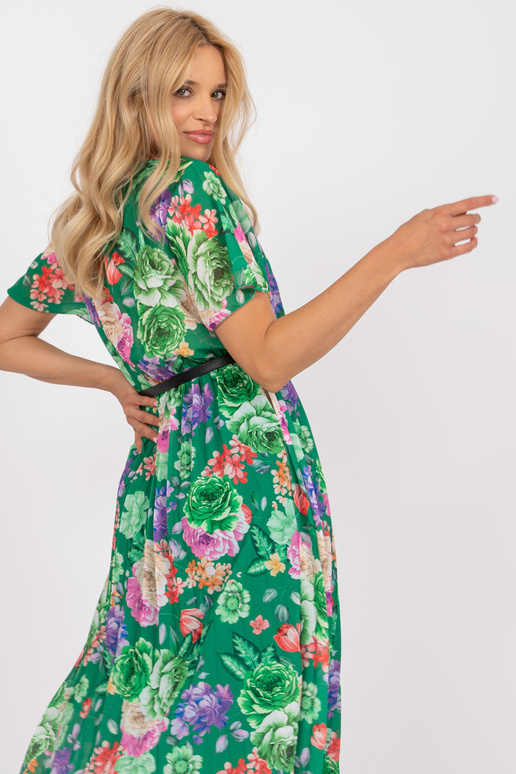 Roheline lilleprintidega midi...