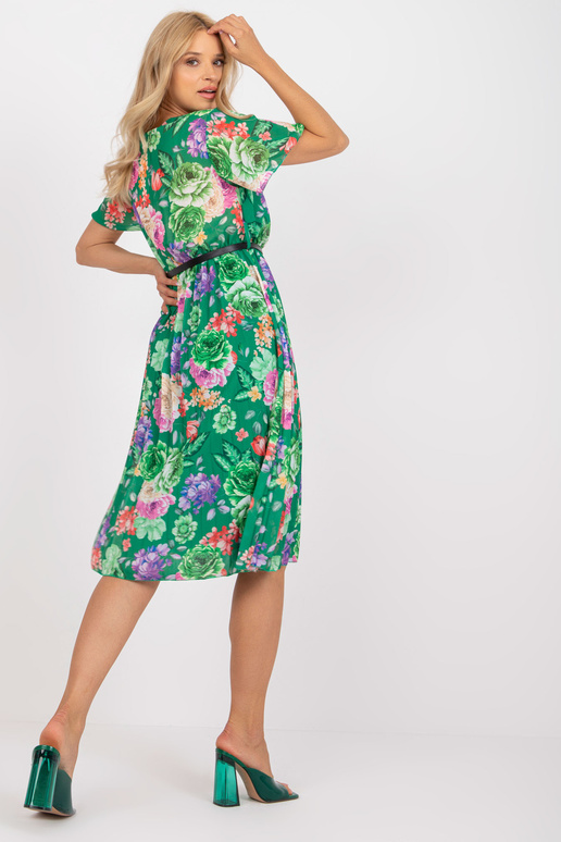 Roheline lilleprintidega midi...