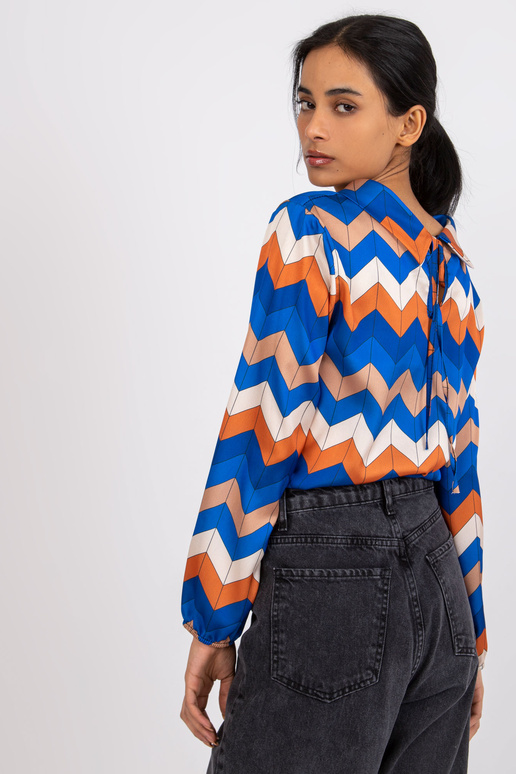 Tumesinine pluus Sileesia trükistega